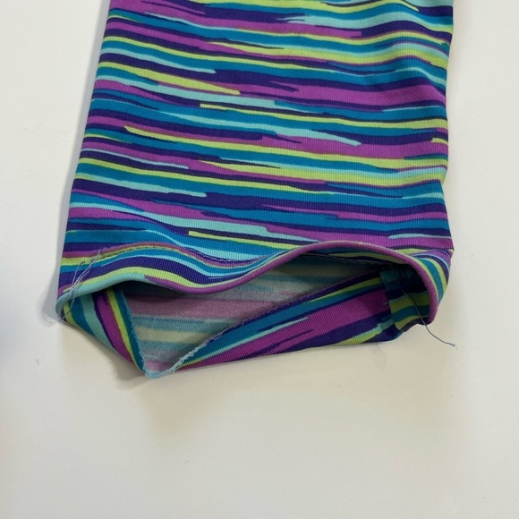 Title Nine Multicolor Stripe Full Zip Lightweight Active Top Size Small - Picture 7 of 7